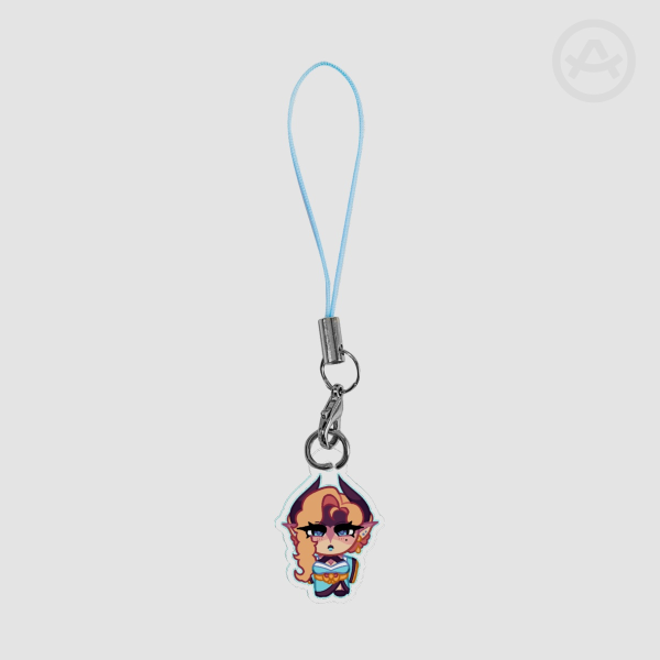 Lady Bish Phone Charm Style Keychains