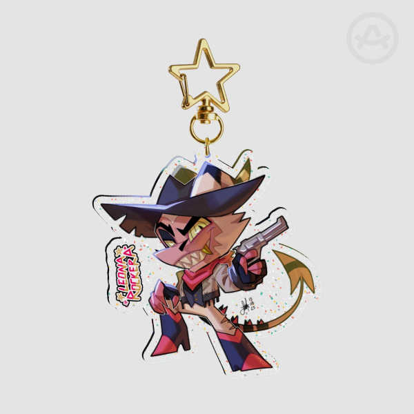 Striker acrylic keychain