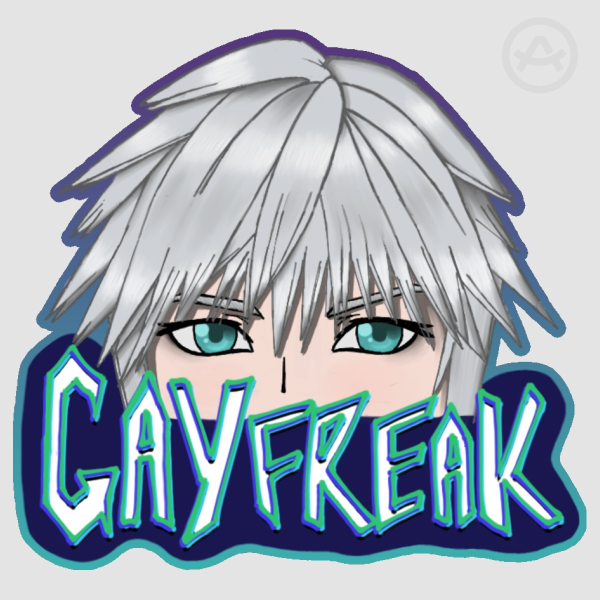 KH Riku GayFreak Vinyl Sticker