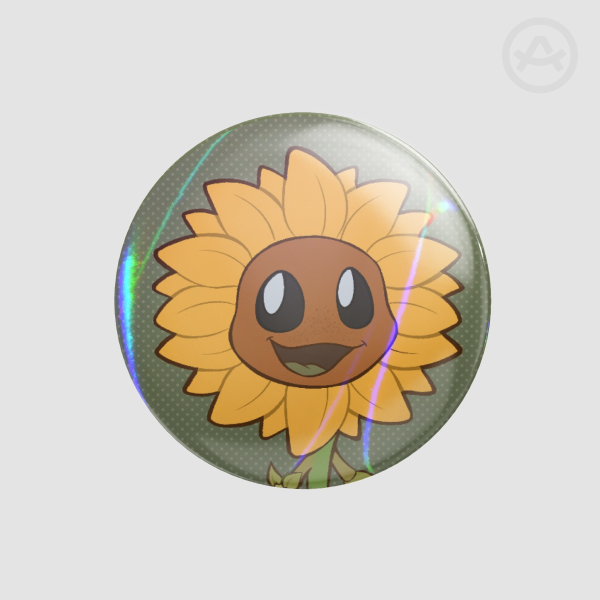 [PVZ] sunflower Round Badges (Button Pins)