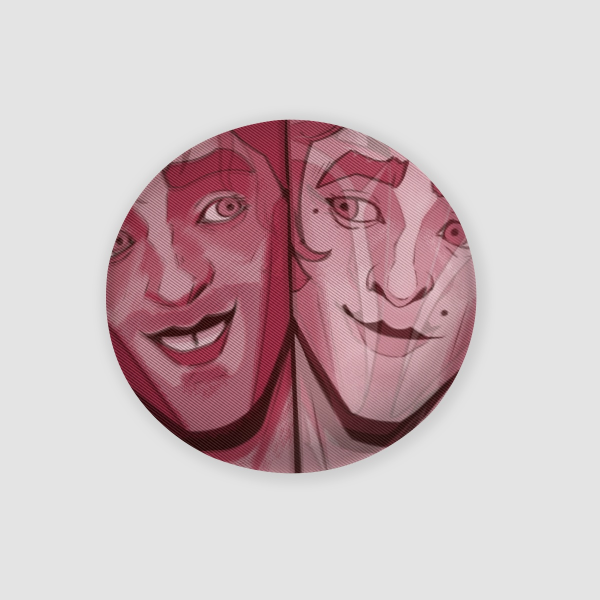 Jayvik Lenticular Round Badge - 2.28"(58mm) [Jayce, Viktor, Arcane]