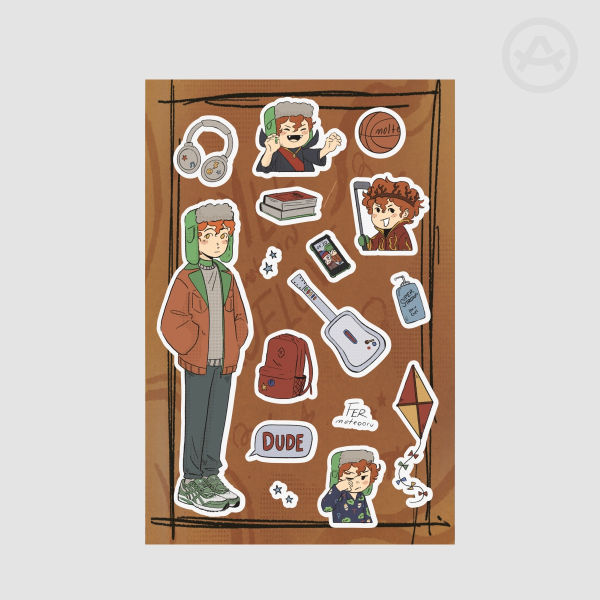 Kyle Sticker sheet