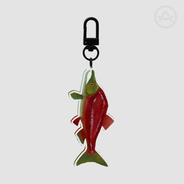 Salmon Acrylic Keychains