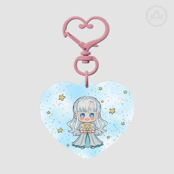 Aisha Glitter Acrylic Keychains