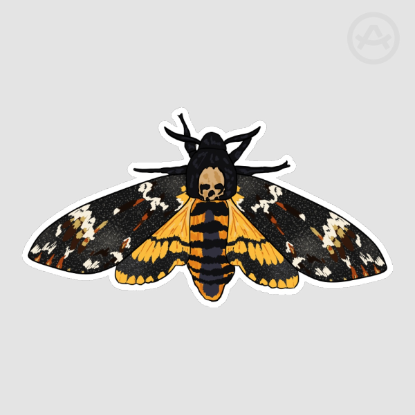 Death Head's Moth -Sticker