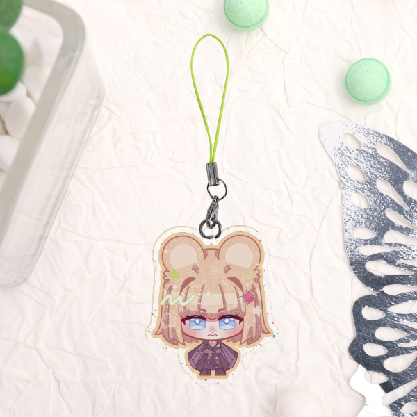 Kurara Oosuzuki Glitter Acrylic Keychain