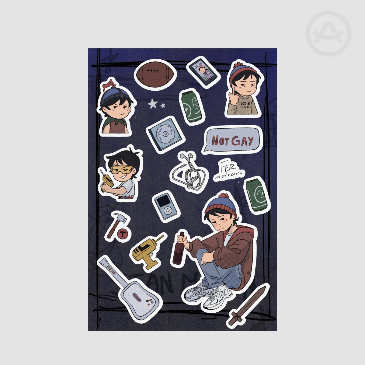 Stan Sticker Sheet