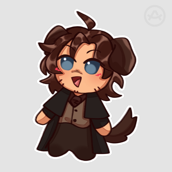 Vsmp Dog Pyro Sticker