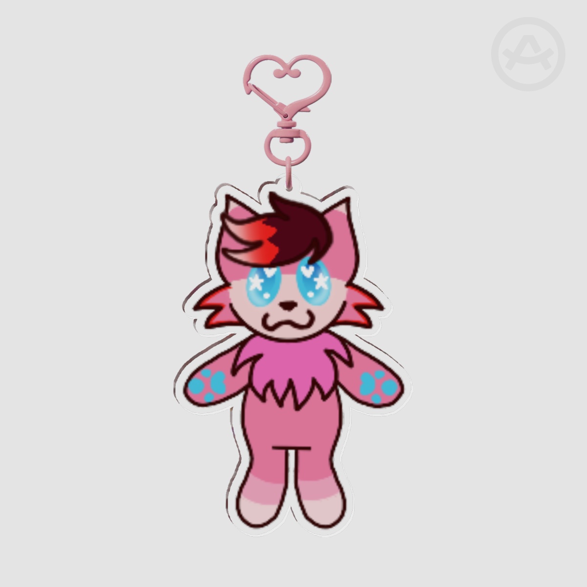 Neapolkittens: Strawberry Keychain
