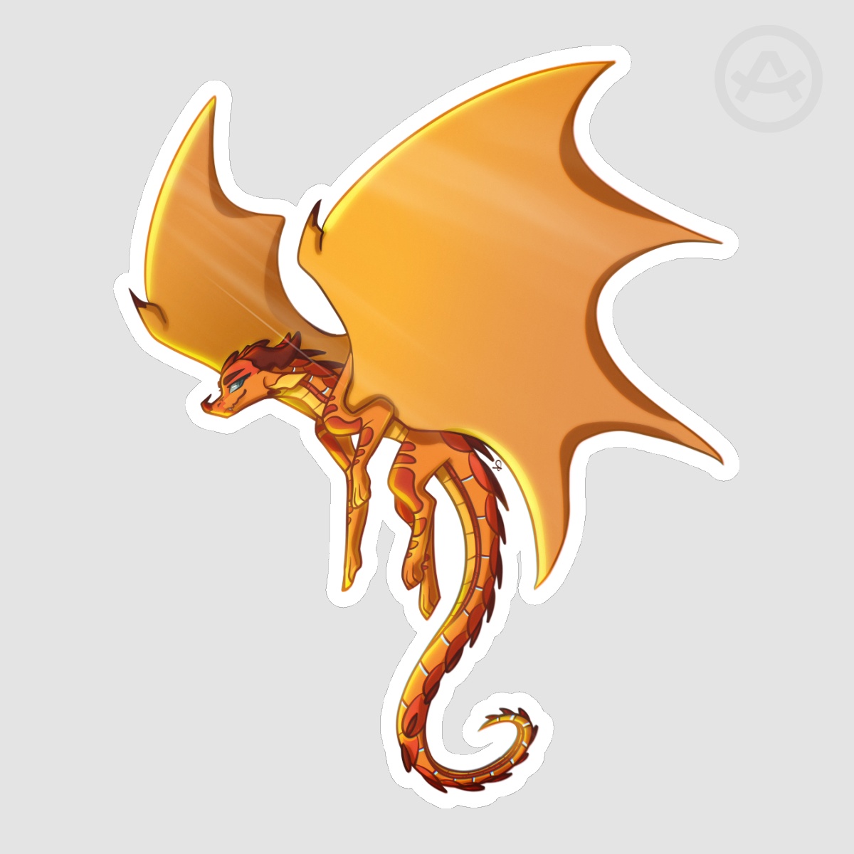 Peril Glossy Die Cut Stickers