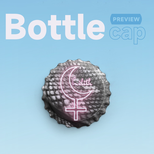 Lilith Bottle Cap Badge