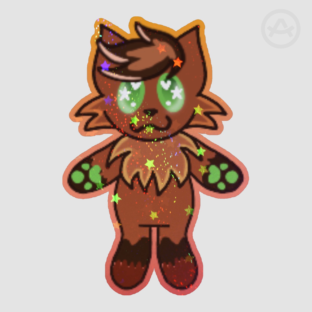 Neapolkittens: Chocolate Sticker