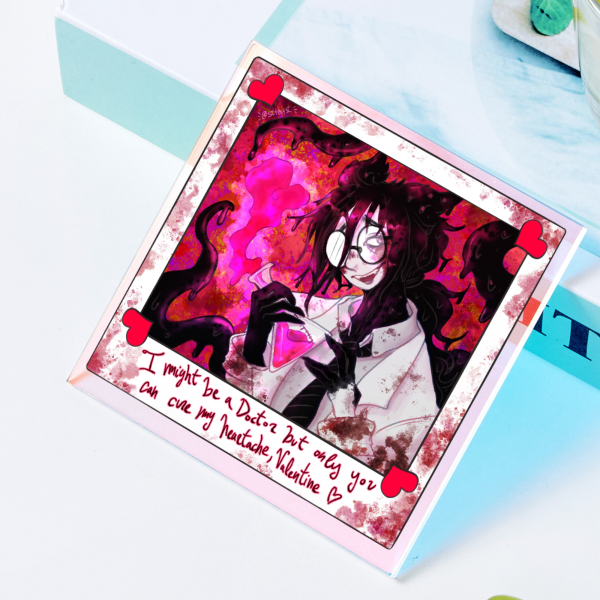 Doc Love Rainbow Acrylic Coaster - 3.93""(100mm), Rectangle