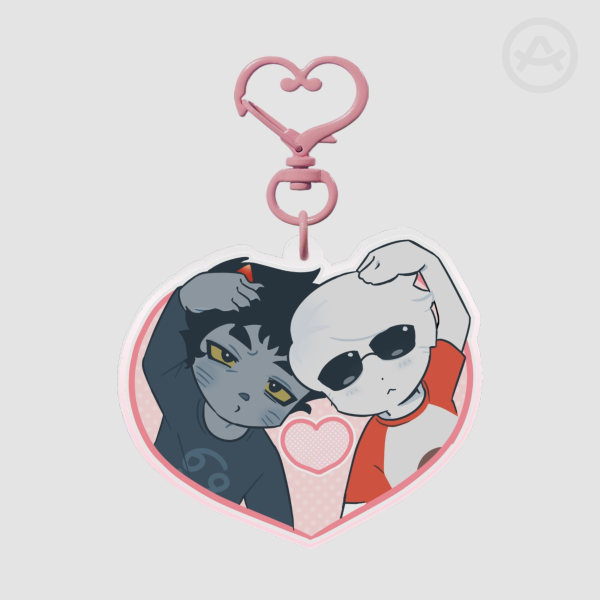 DaveKat <3 Clear Acrylic Keychain