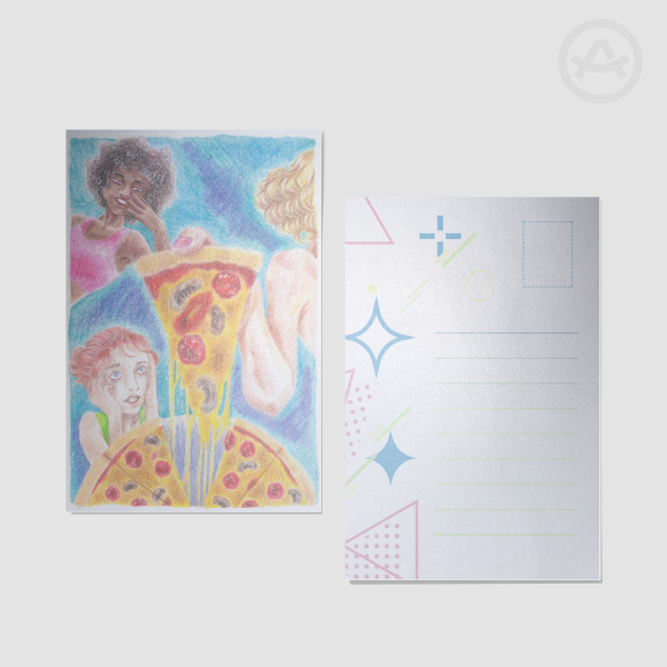 Pizza Party Postcards