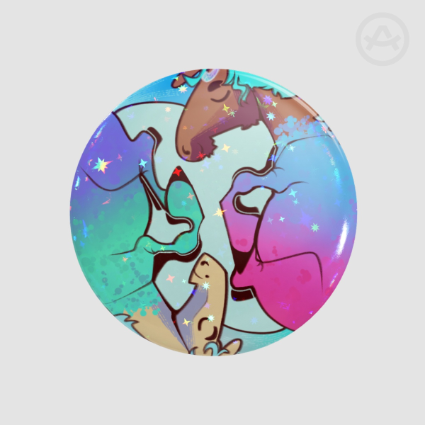 Jayvik Horses Round Badges (Button Pins)