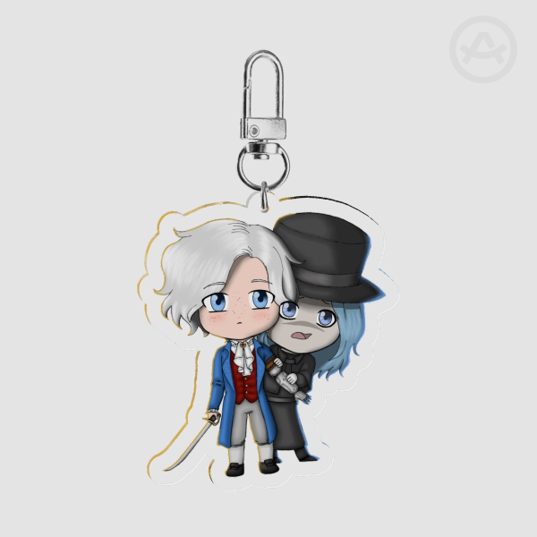 Lies of P Piangio Clear Acrylic Keychain