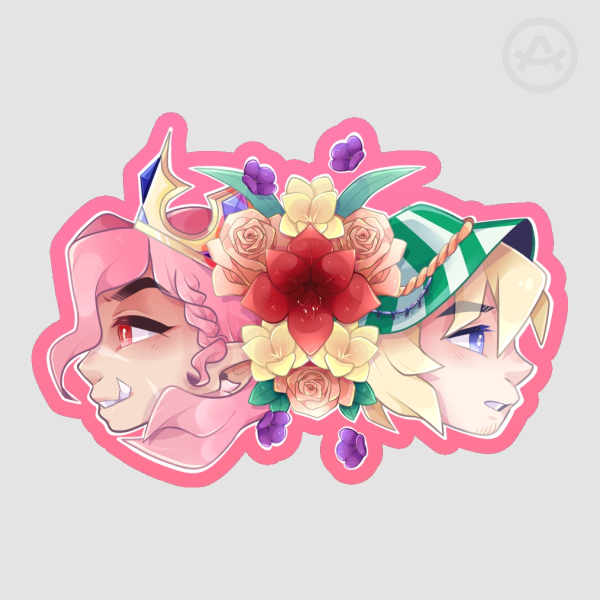 Scarlet Bouquet: DSMP Sticker