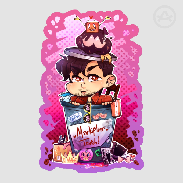 Markiplier Trash Sticker