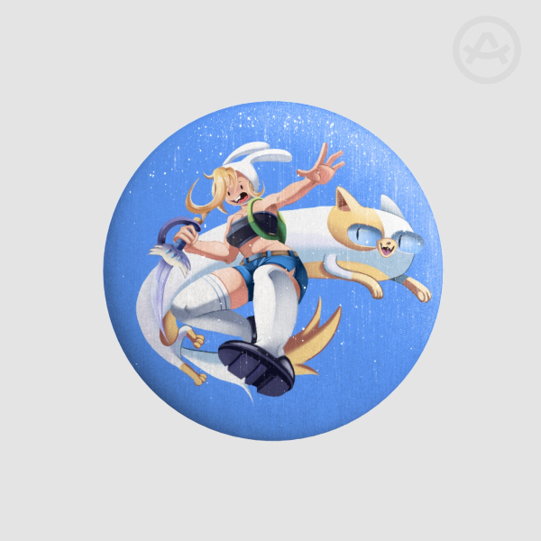 Fionna and Cake! (Button Pins)