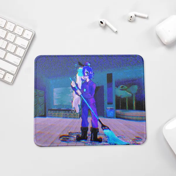 The Janitor Square Mouse Pad