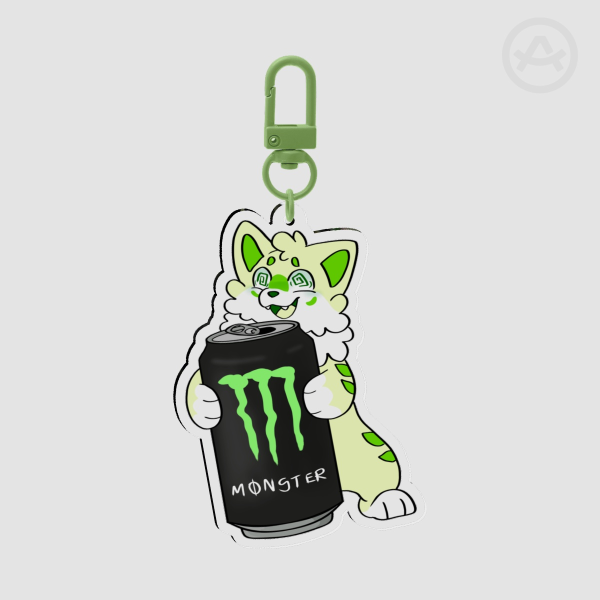 Too much monster- Acrylic Keychains