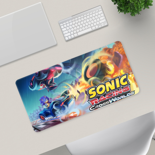 Sonic Crossworlds Fanart- Desk Pad