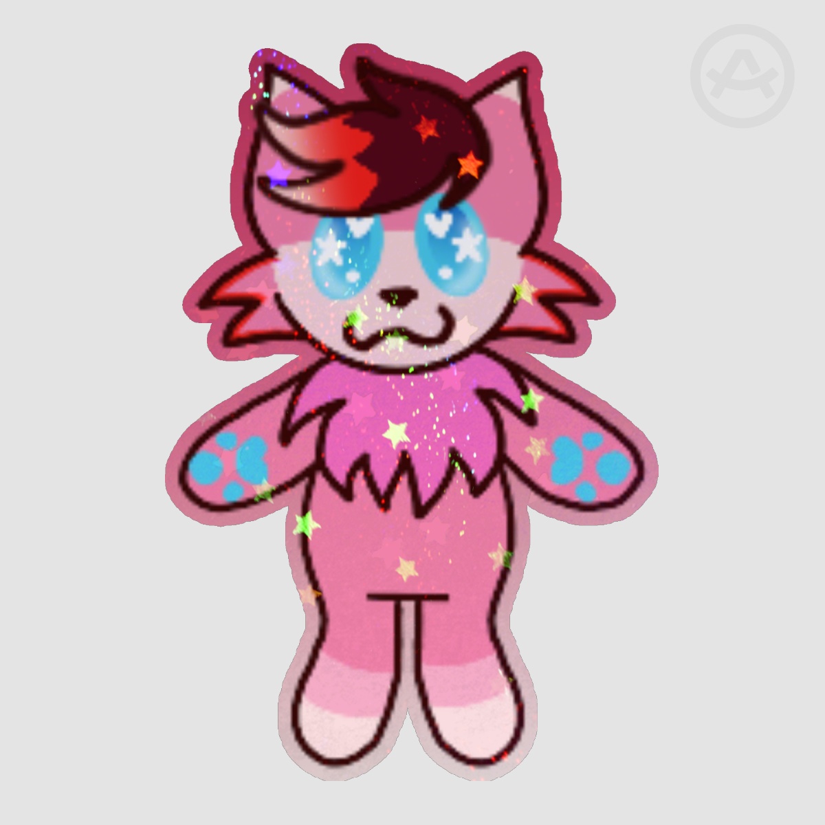 Neapolkittens: Strawberry Sticker
