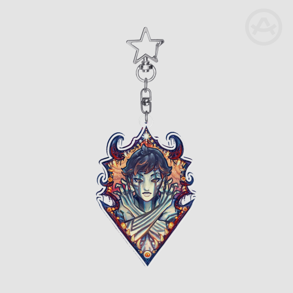 Demifiend Clear Acrylic Keychains