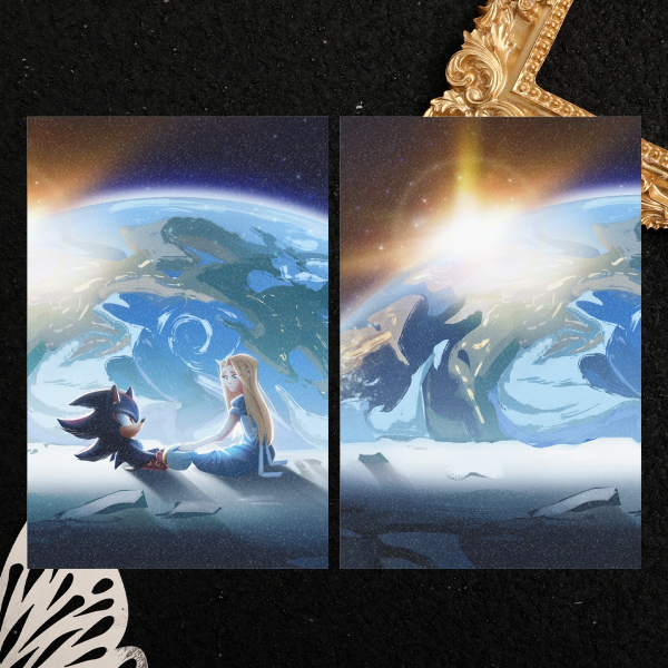 Shadow and Maria Photocards