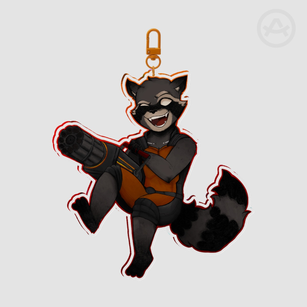 Rocket Raccoon - MCU Charm