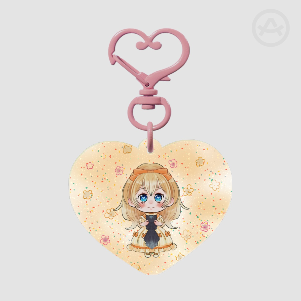 Athy Glitter Acrylic Keychains