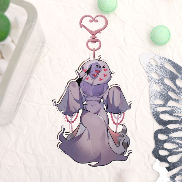 Ghost Valentino - Hazbin Hotel Keychain