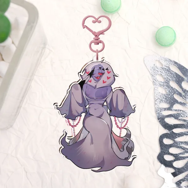 Ghost Valentino - Hazbin Hotel Keychain