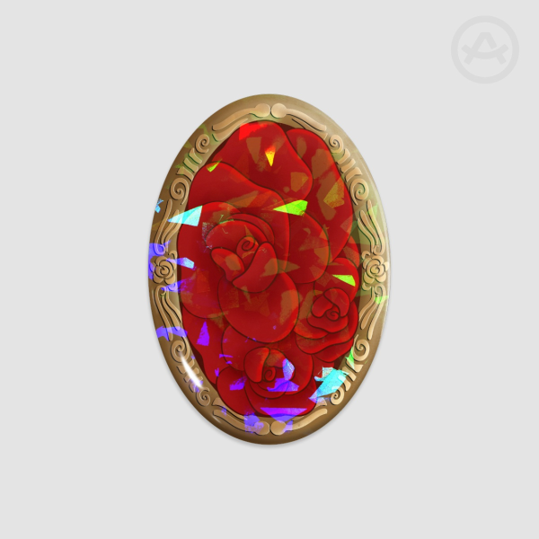 Everlasting Love Rose Pin