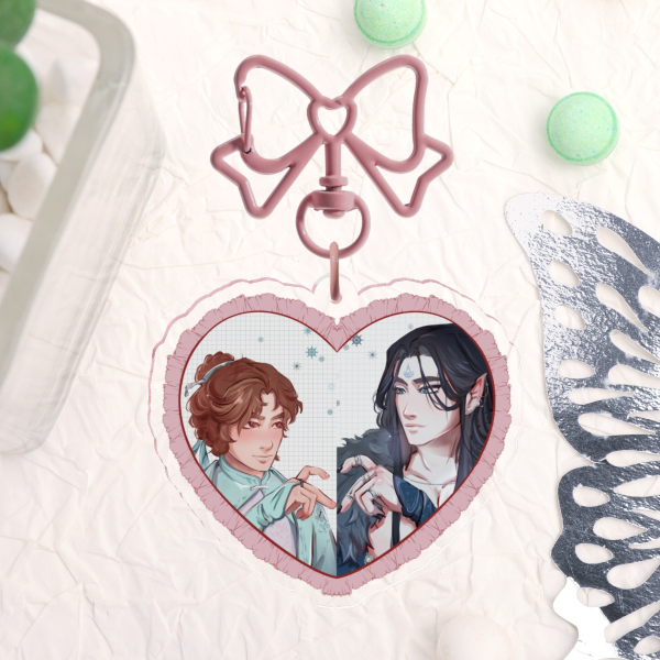 Moshang Heart Acrylic Keychain