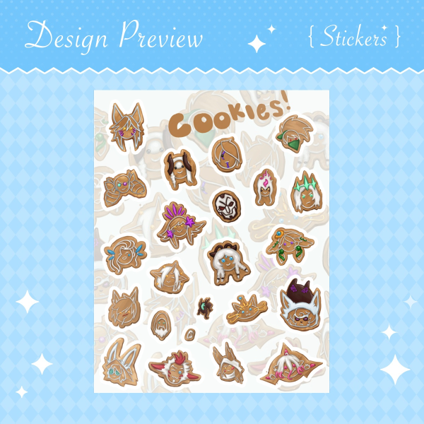 Cookies Sticker Sheet