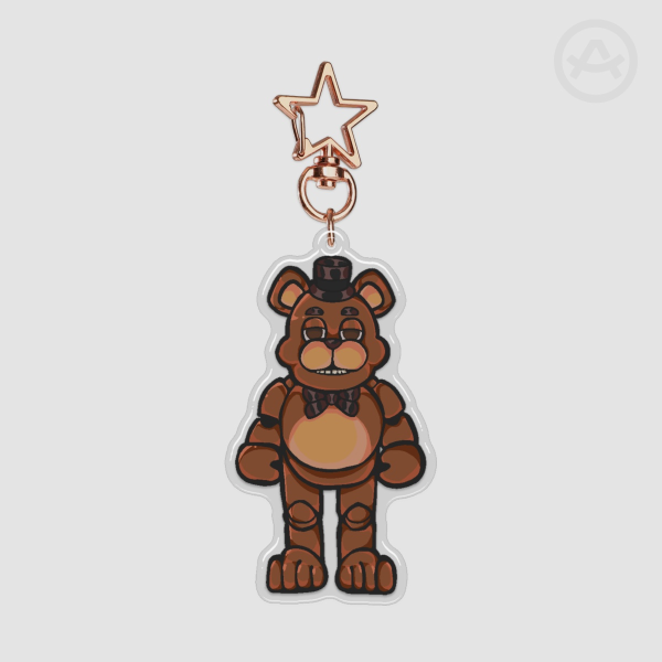 Freddy Fnaf Acrylic Keychains Double-Sided