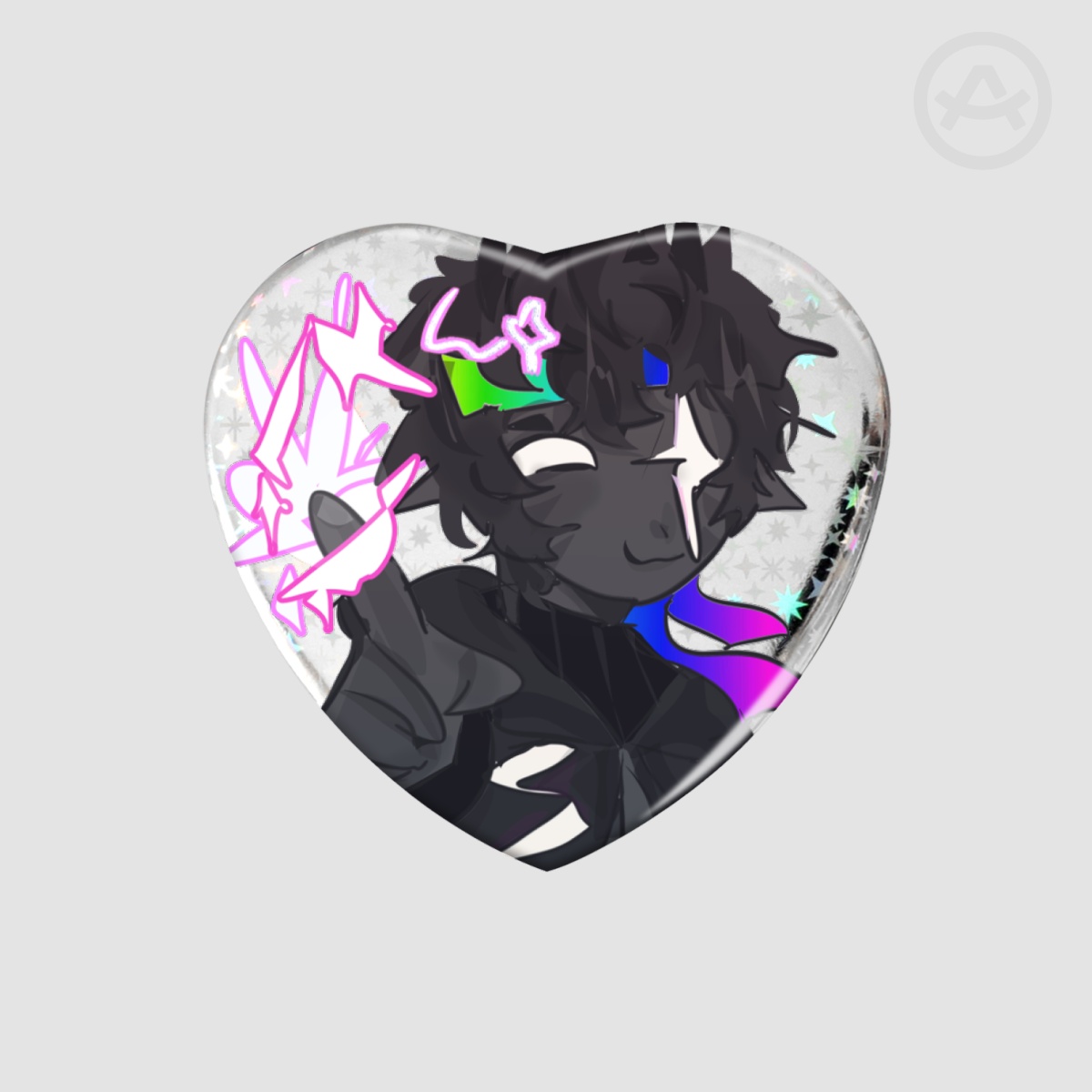 Spokeishere Holographic Badge