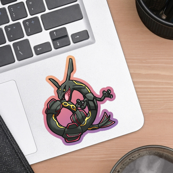 Shiny Rayquaza V2 Die-Cut Sticker