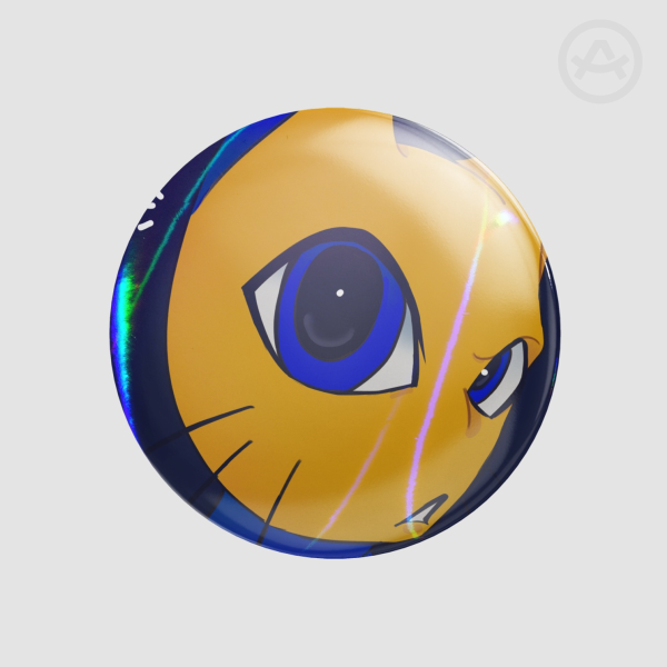 Stocky Round Badge (Button Pin)