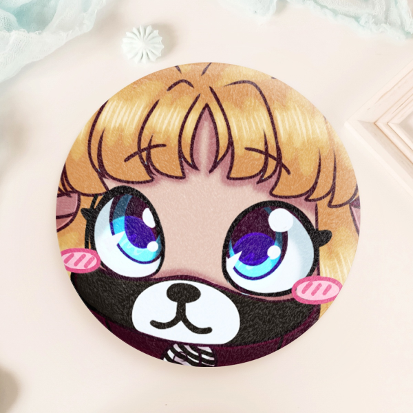 Roundest-Eyes Ever Plush Badge