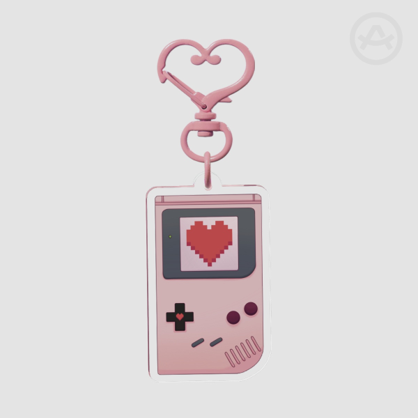 Retro Handheld Keychain