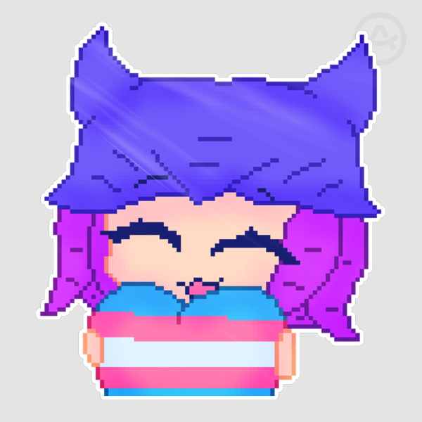 Octana Trans Pride Heart Sticker