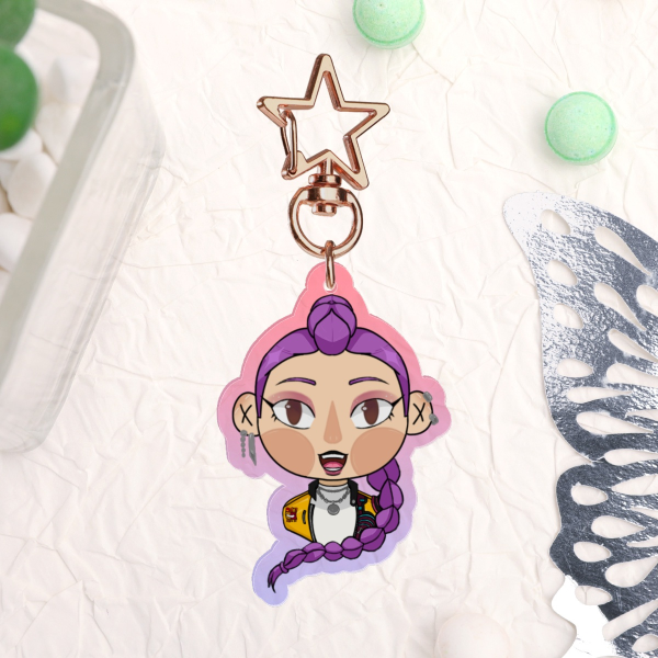 'Kpop Demon Hunters' Chibi Rumi Acrylic Keychains