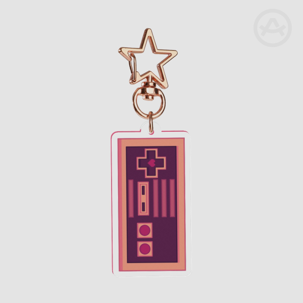 Retro Controller Keychain