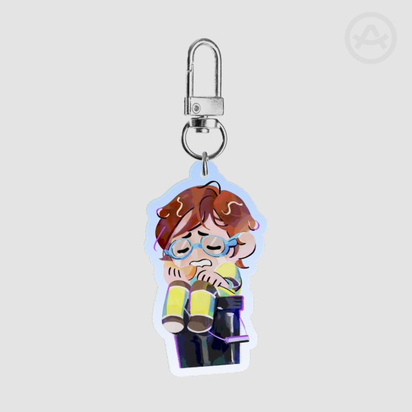[Dispatch] Sad Waterboy Acrylic Keychain