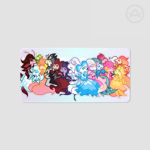 Aquaria Fishies Desk Pad