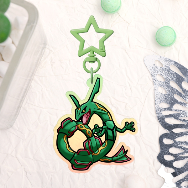 Rayquaza V2 Acrylic Keychain