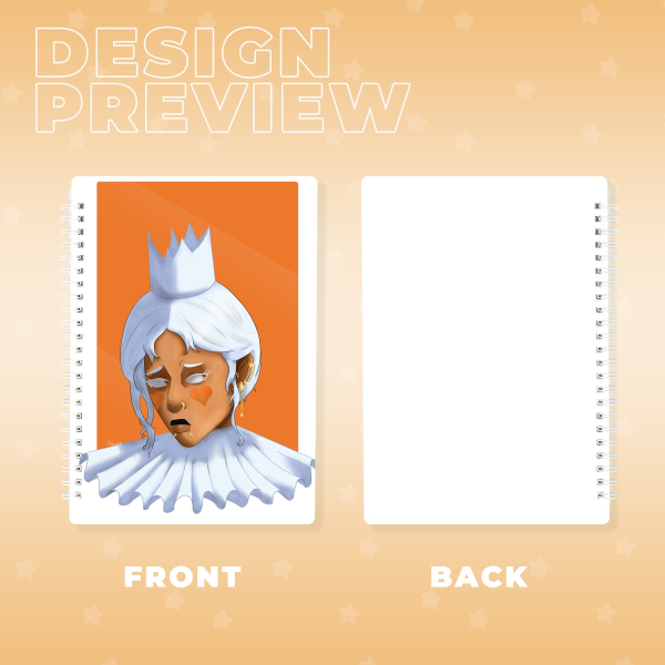 'Sad Pierrot' Spiral Notebook